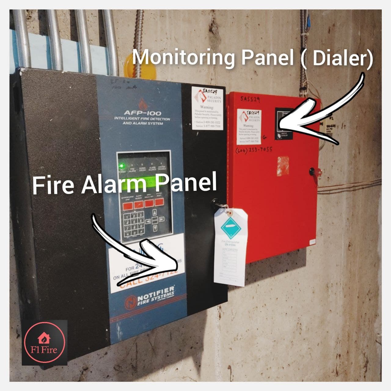 Fire Alarm and Fire Monitoring Panel